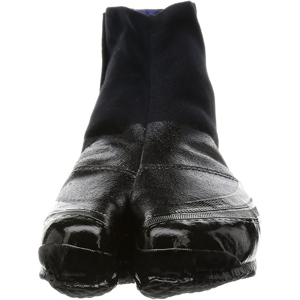 MARUGO Jitsuyou ALL BLACK Japanese Tabi Shoes Black with 3 Clips 
